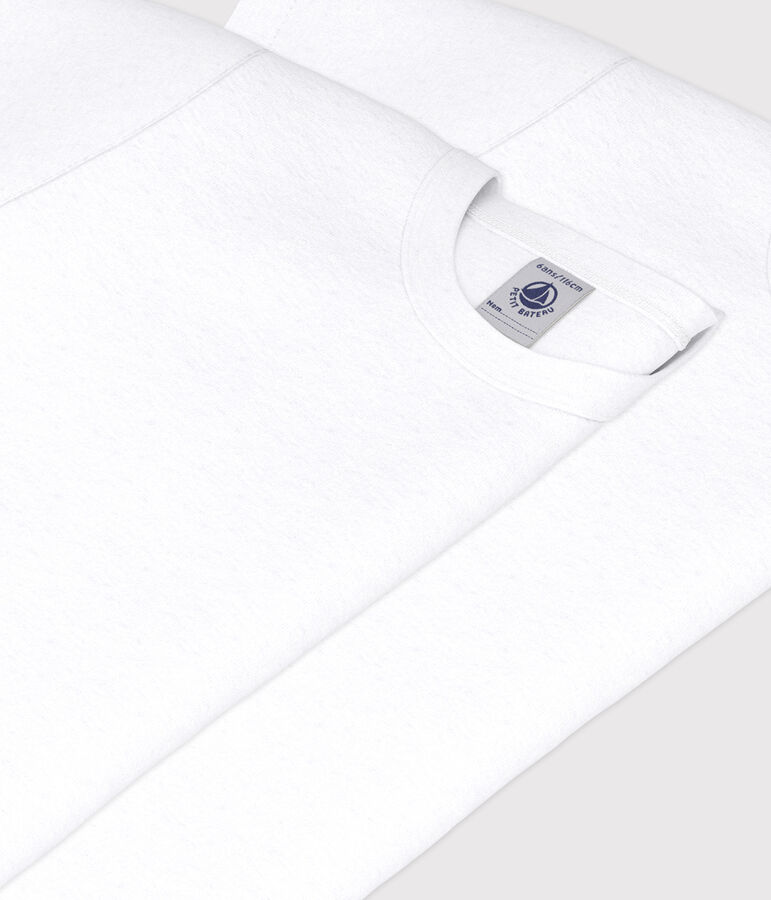 Confezione da 2 t-shirt manica corta bianche bambino variante 1