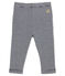 Legging bebè bambina millerighe blu SMOKING/bianco MARSHMALLOW