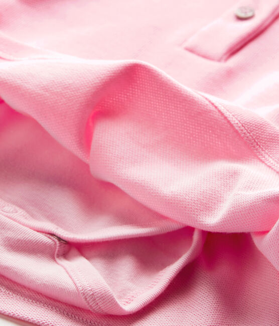 Abito per bambina a maniche corte rosa BABYLONE