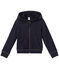 Felpa con zip e cappuccio per bambina blu SMOKING