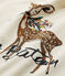 T-shirt a maniche lunghe per bambina con motivo beige COQUILLE/rosso FROUFROU