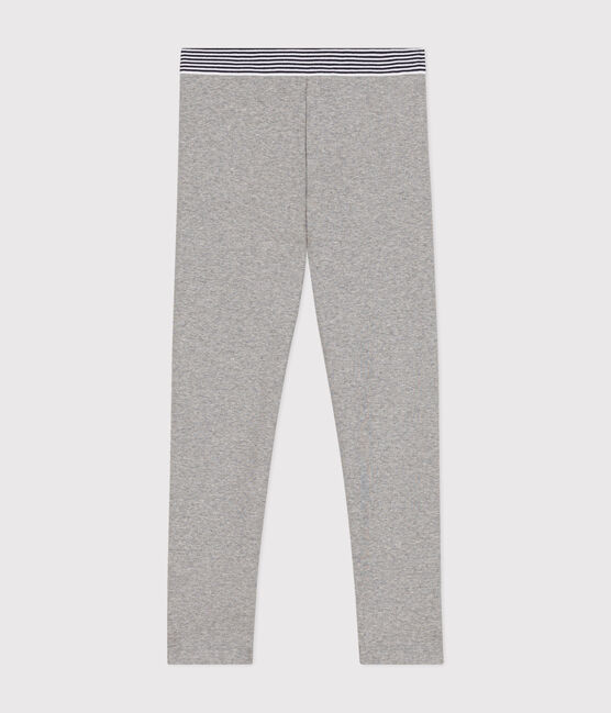 Jeggings bambina in cotone stretch grigio CHATON CHINE