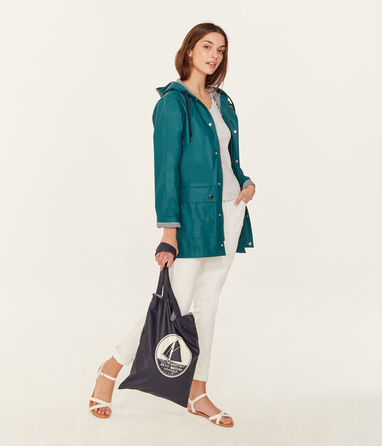 Borsa shopping tinta unita blu SMOKING