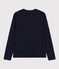 T-shirt LE DROIT scollo a V in cotone Donna blu SMOKING