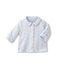 Giacca bebé unisex imbottita reversibile a millerighe - Vecchia collezione blu FRAICHEUR/bianco ECUME