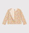 Cardigan in tubique bambina AVALANCHE/ CUIVRE/ MULTICO