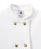 Cappotto bambina in tubique matelassé bianco MARSHMALLOW