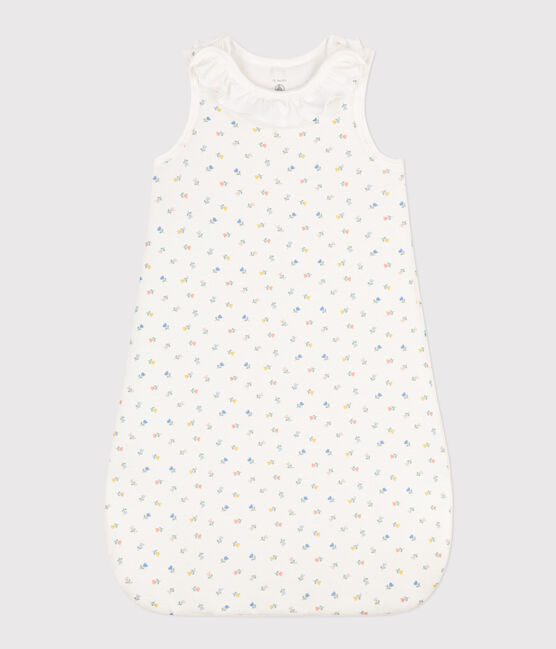 Sacco nanna a fiori in cotone TOG 2 bianco MARSHMALLOW/bianco MULTICO