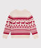 Pullover in lana e cotone fantasia bambino rosso AVALANCHE/ TERKUIT