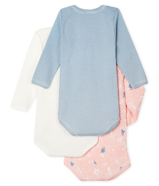 Trio body manica lunga bambina variante 1