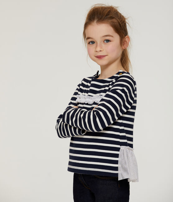 Petit Bateau Maglia Polo Bambine e Ragazze