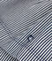 Abito salopette in cotone a righe neonato blu/bianco