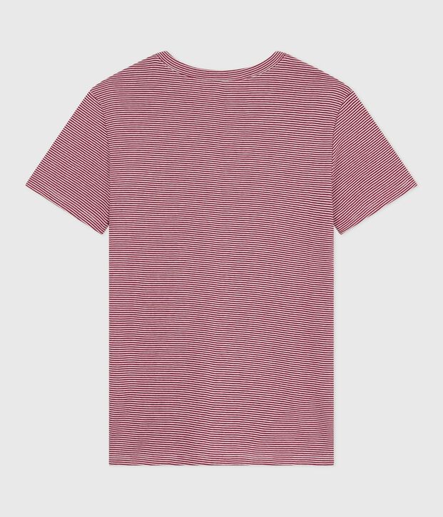 T-shirt L'Iconique a maniche corte in cotone donna rosso/bianco