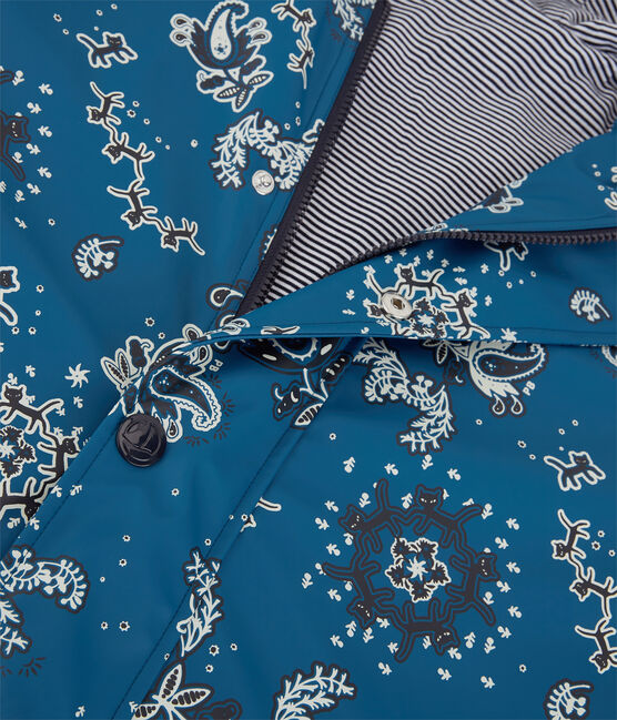 Cerata iconica in tessuto riciclato e cotone BIO blu BRASIER