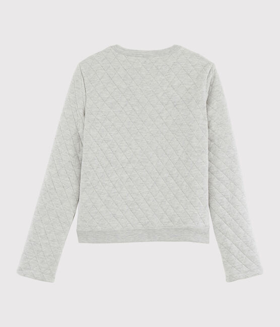 Cardigan in tubique Donna grigio BELUGA CHINE