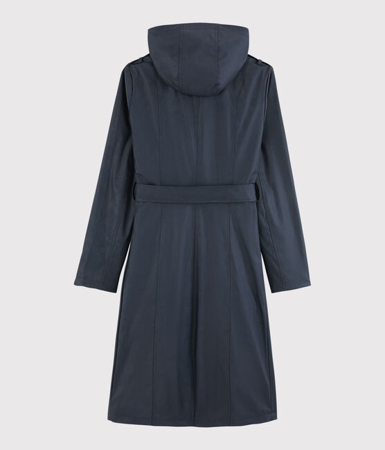 Trench con cappuccio Donna blu SMOKING
