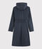 Trench con cappuccio Donna blu SMOKING