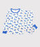 Pigiama bambino fantasia animali in cotone bianco MARSHMALLOW/bianco MULTICO