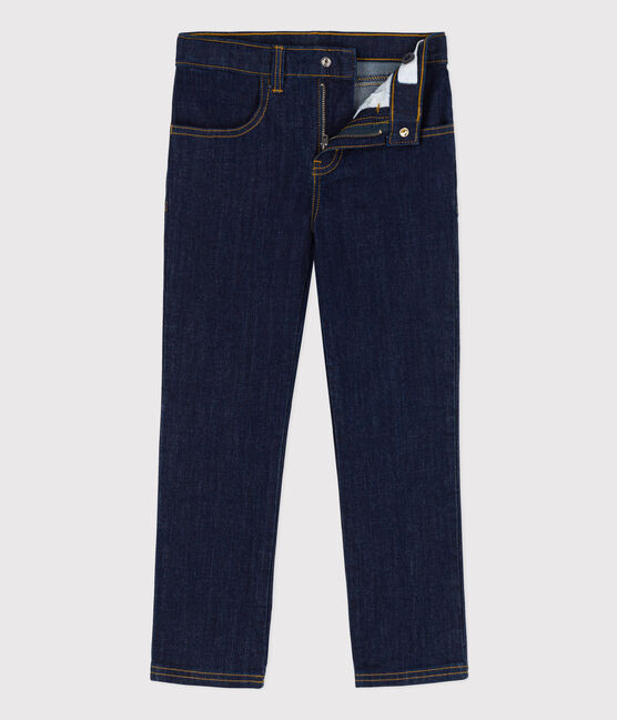 Pantaloni slim in denim bambina blu DENIM BRUT
