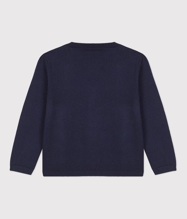 Cardigan bambino in lana e cotone SMOKING