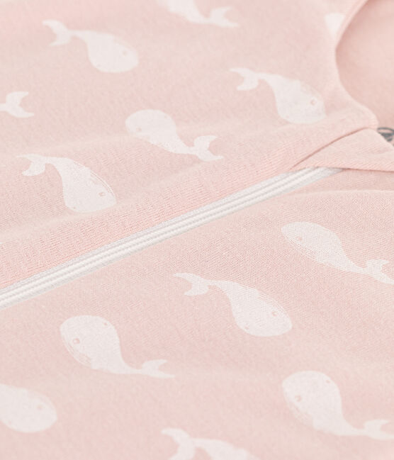 Sacco nanna con balene rosa in cotone TOG 2 SALINE/ MARSHMALLOW