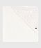 Asciugamano quadrato da bagno in cotone neonato bianco MARSHMALLOW/rosso TERKUIT