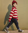 Pullover a righe in lana e cotone bambino TRENCH/ STOP