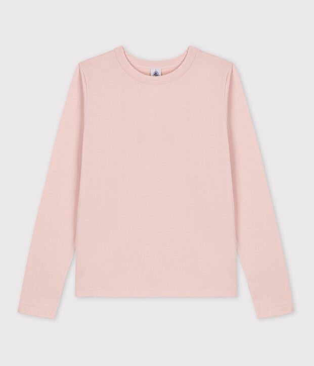 T-shirt L'ICONIQUE calda girocollo in cotone Donna rosa