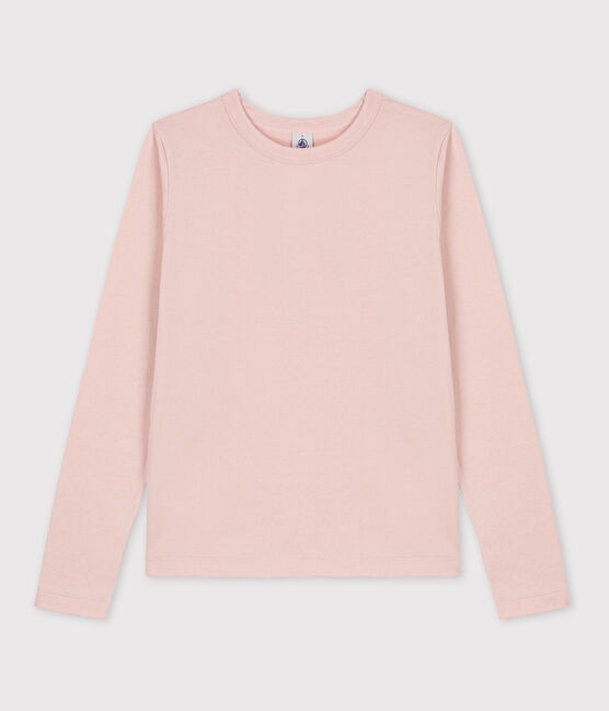 T-shirt L'ICONIQUE calda girocollo in cotone Donna rosa SALINE