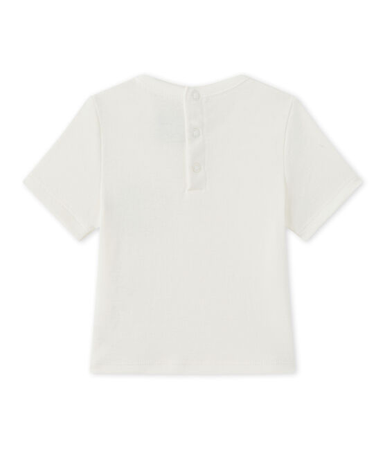 T-shirt bebé bambino tinta unita bianco MARSHMALLOW