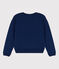 Felpa in cotone donna blu MEDIEVAL