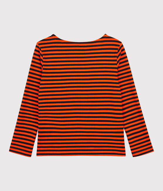 T-shirt marinière in cotone Donna blu SMOKING/ CAROTTE
