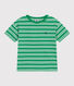 T-shirt a righe in jersey bambino