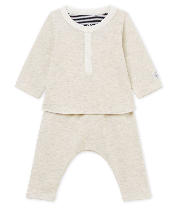 Completo 2 pezzi beb&egrave; unisex multicolore