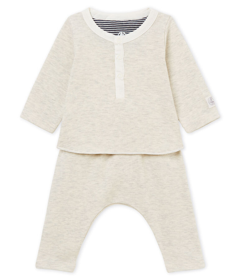 Completo 2 pezzi beb&egrave; unisex multicolore