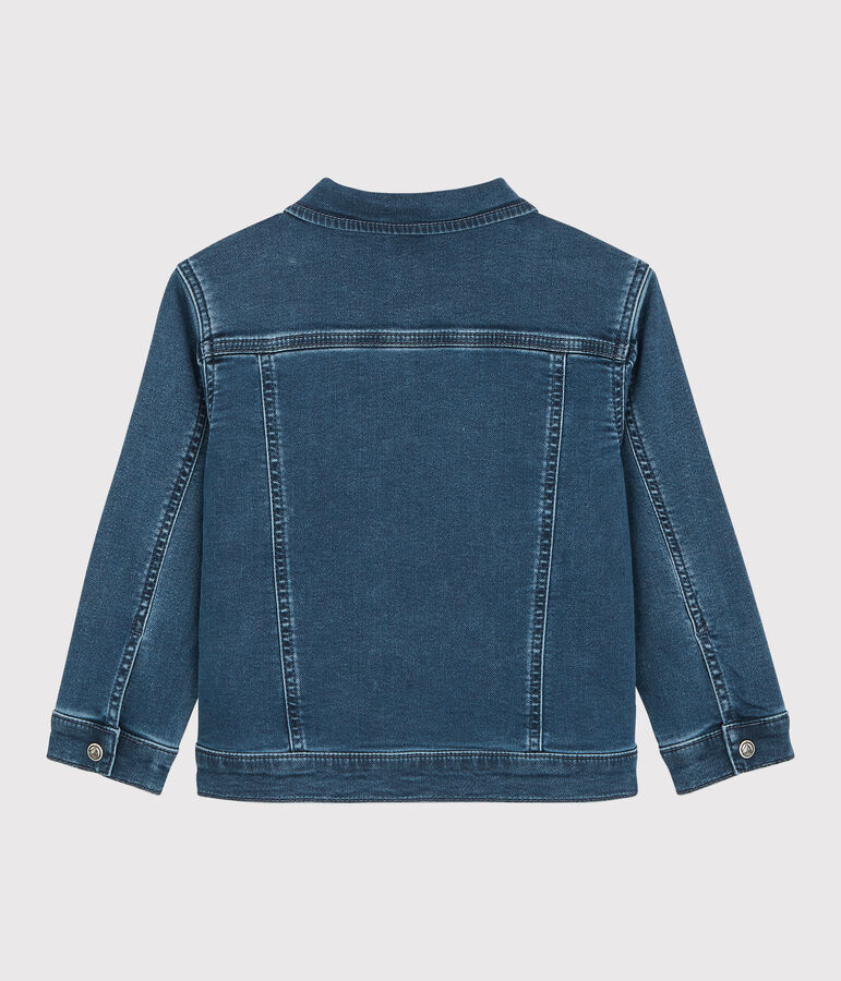 Giacca in denim biologico bambina/bambino blu DENIM BLEU DELAVE