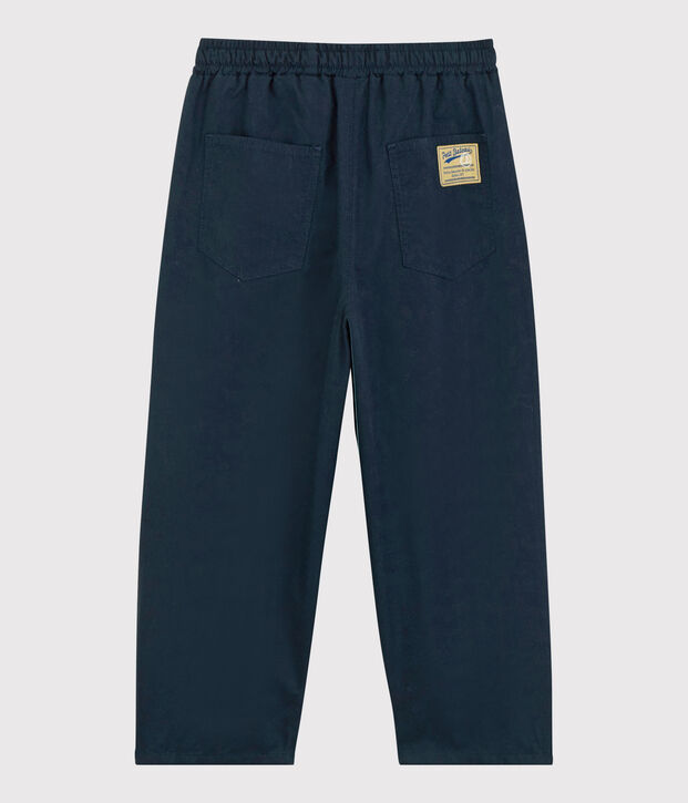 Pantaloni comodi in serge di cotone bambino SMOKING