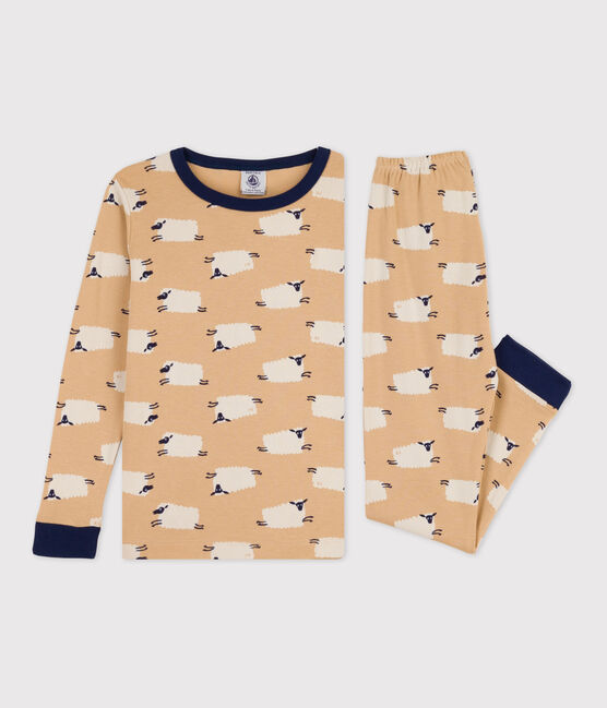 Pigiama snugfit bambina / bambino in cotone TRENCH/ MULTICO
