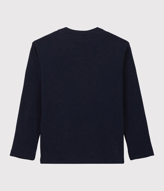 T-shirt in cotone bambina - bambino blu SMOKING