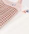 Confezione da 2 canottiere con spalline bambina in cotone motivo fiore variante 1
