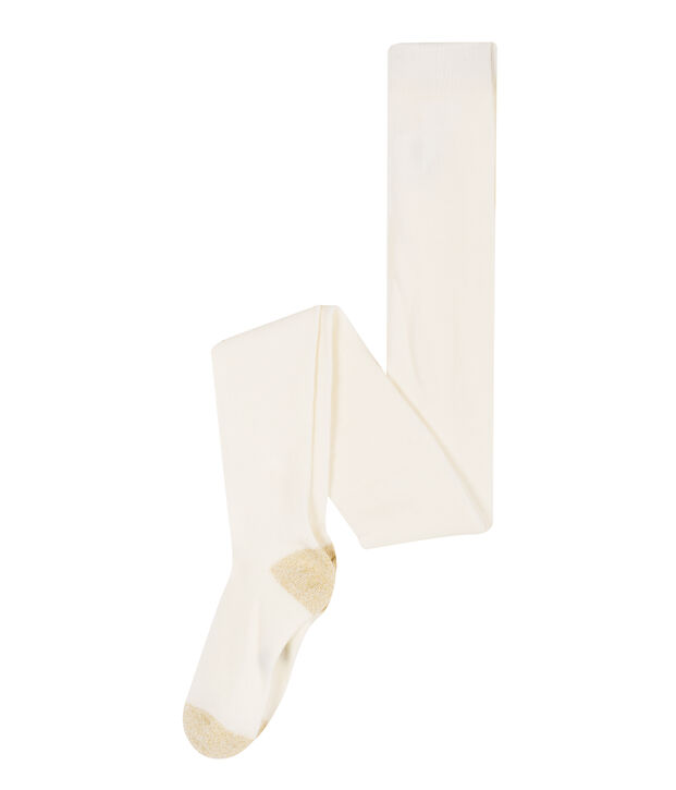 Collant bambina bianco