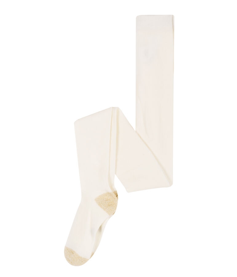 Collant bambina bianco