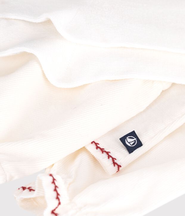 Confezione regalo composta da blusa, bloomer e collant neonata multicolore