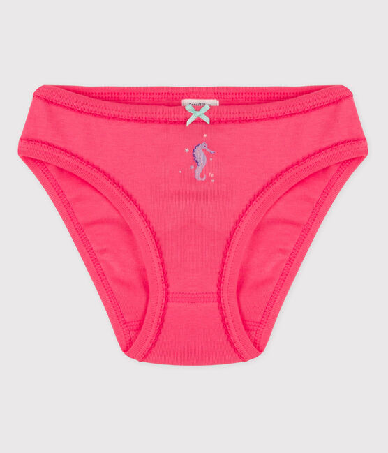 La mutandina in cotone per bambina rosa CUPCAKE