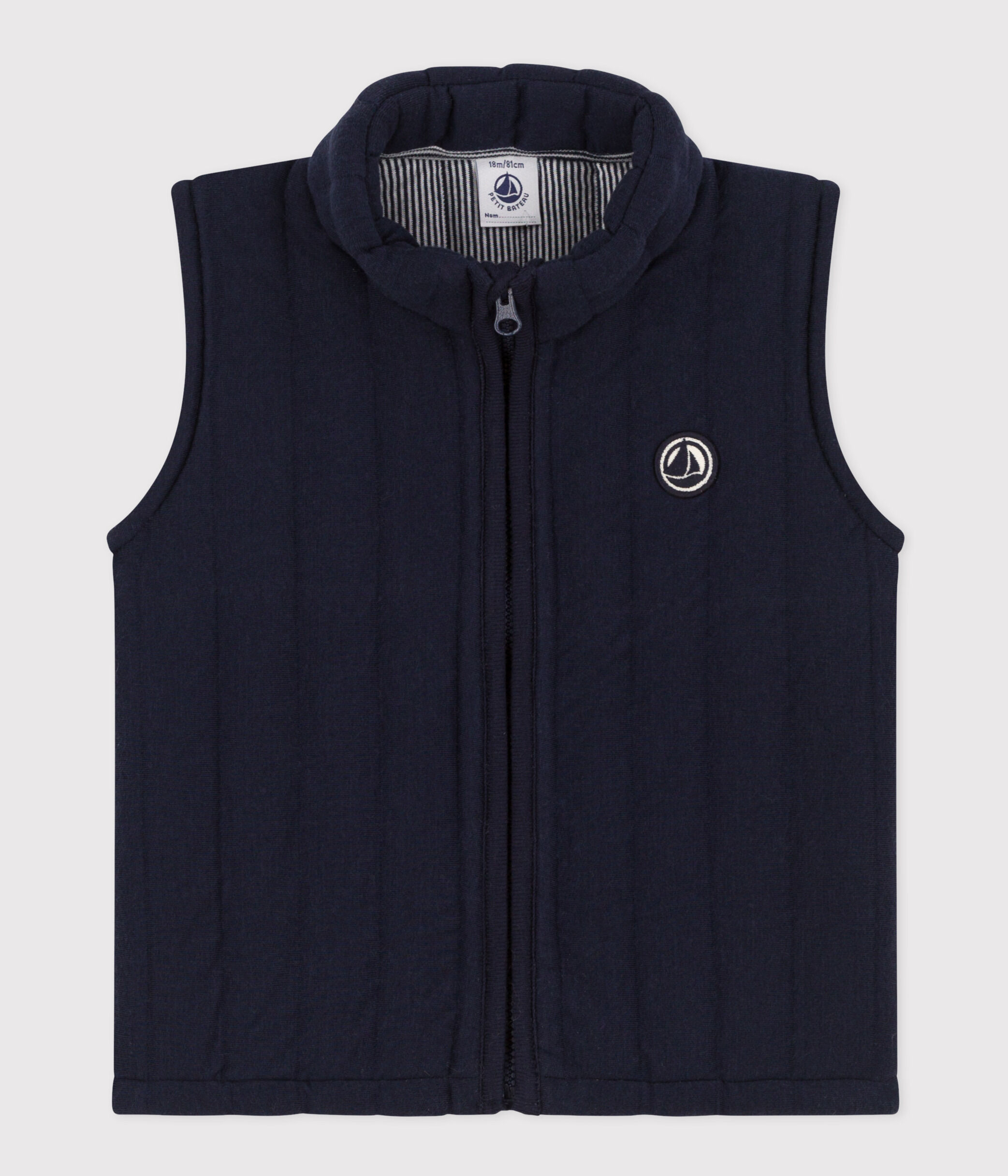 Giacca smanicata in tubique trapuntato per bebè A091Z01010