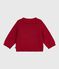 Pullover in maglia di lana e cotone neonato rosso CORRIDA