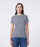 T-shirt L'ICONIQUE girocollo in cotone Donna blu SMOKING/bianco MARSHMALLOW