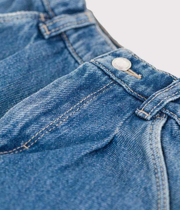 Jeans beb&egrave; in denim 100% eco-friendly blu