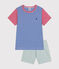 Pigiama corto in cotone a righe bambino PAUL/ MULTICO
