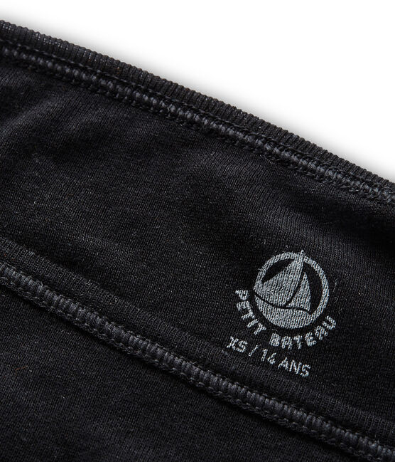 Culotte donna in cotone leggero nero NOIR